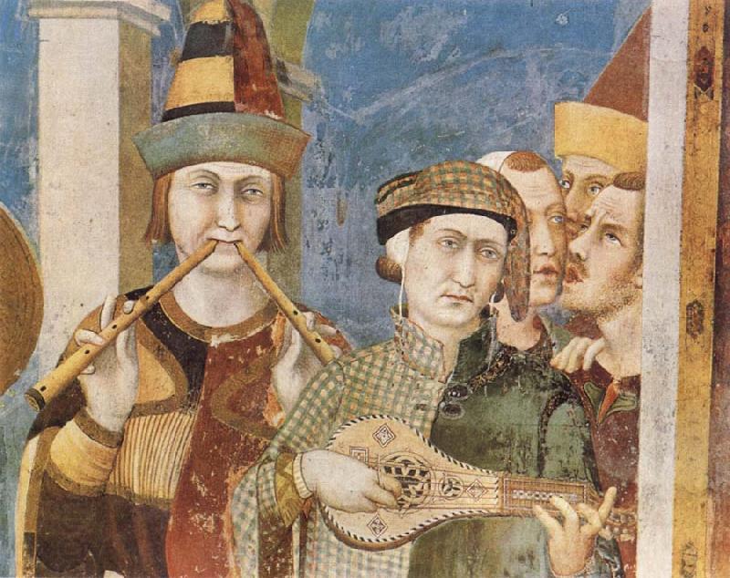Simone Martini St Martin is dubbed a Knight,between 1317 and 1319
